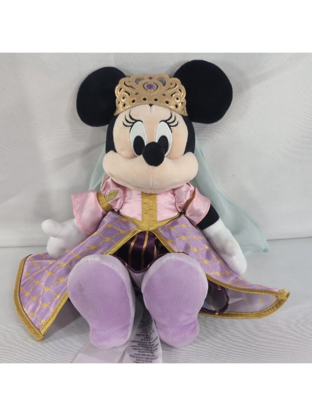 Disney Princess Royal Minnie Mouse Plush Disneyland Paris Hotel DLP DLH Purple